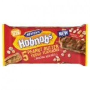 Mcvities Hobnobs 5 Peanut Butter Fudge Flapjacks