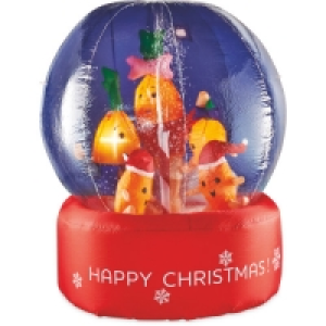Kevin & Family Inflatable Snow Globe