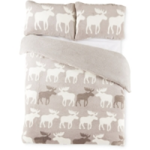 Stag Double Fleece Duvet Set £34.99