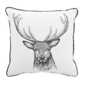 Aldi  Kirkton House Stag Printed Cushion