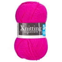 Poundland  Double Knit Yarn Pink Sparkle 50g
