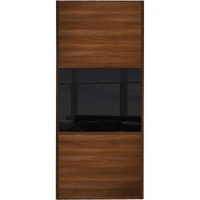 Wickes  Wickes Sliding Wardrobe Door Wood Effect Frame Mirror Panel 