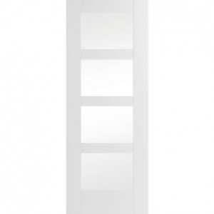 Wickes Marlow White Glazed Softwood 4 Panel Internal Door -  £130.00