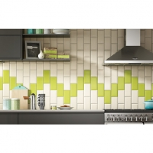 Wickes Metro Cream Ceramic Tile 200 x 100mm &pound;11.99