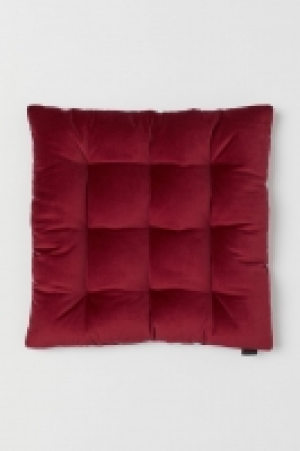  Velvet seat cushion £5.00