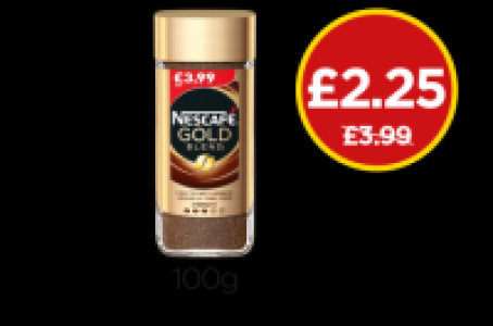 Nescafe Gold Blend £2.25