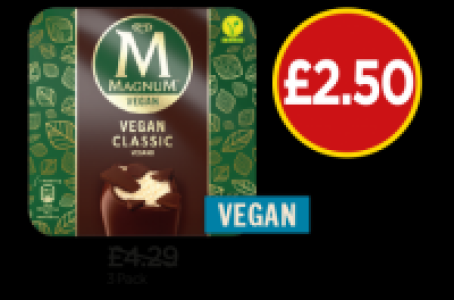 Magnum Classic Vegan Ice Cream £2.50