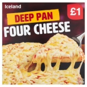 Iceland Deep Pan Four Cheese 365g £1.00