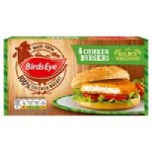 Birds Eye 4 Chicken Burgers &pound;1.25