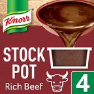 Knorr Rich Beef Stock Pot 4 Pack £1.00