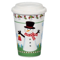 Partridges Premier Decorations Premier Christmas Travel Mug - Snowman