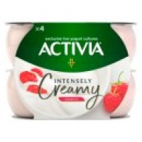 Asda Activia Intensely Creamy Raspberry Yogurts