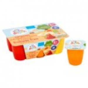 Asda Asda Little Angels Organic Strawberry, Apricot & Banana Fromage Frais 6m+