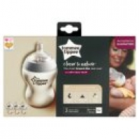 Asda Tommee Tippee Closer to Nature 3 Feeding Bottles 0m+