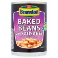 Asda Branston Baked Beans with Sausages in Tomato Sauce