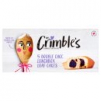 Asda Mrs Crimbles Double Choc Lunchbox Loaf Cakes 5 Pack