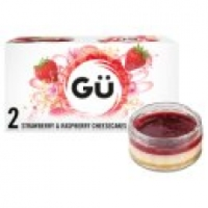 Asda Gu Strawberry & Raspberry Shortbread Cheesecakes