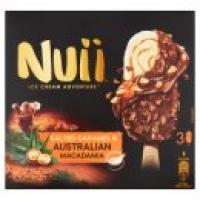 Asda Nuii Salted Caramel & Australian Macadamia Ice Creams