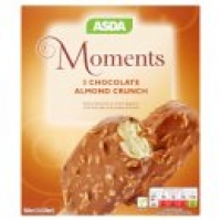 Asda Asda 3 Moments Milk Chocolate Almond Ice Creams
