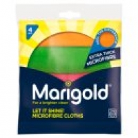 Asda Marigold Let It Shine! Knitted Microfibre Cloths 4 Pieces