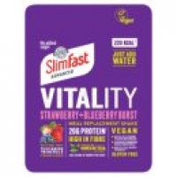 Asda Slimfast Vitality Strawberry + Blueberry Burst Vegan Meal Replacement