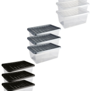 Premier 12L Storage Boxes 3 Pack