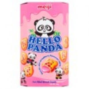 Meiji Hello Panda Biscuits with Strawberry Flavoured Filling