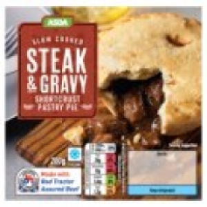 Asda Slow Cooked Steak & Gravy Shortcrust Pastry Pie