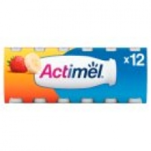 Asda Actimel Strawberry & Banana Yogurt Drinks