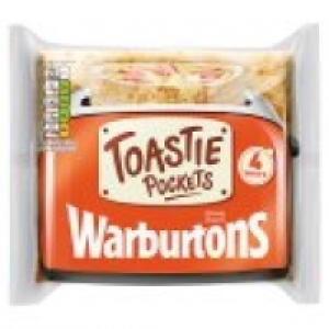 Asda Warburtons 4 White Toastie Pockets