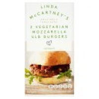 Asda Linda Mccartneys Meat Free 2 Mozzarella 1/4lb Burgers