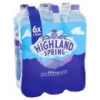 Asda Highland Spring Still Spring Water Bottles