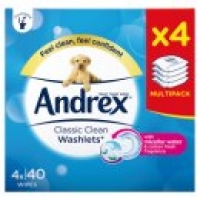 Asda Andrex Washlets Classic Clean Multi Pack