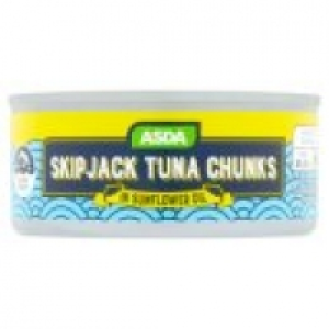 Asda Skipjack Tuna Chunks in Sunflower Oil