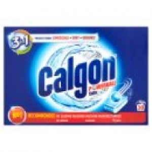 Calgon 3-in-1 Washing Machine Water Softener Tablets