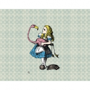 ohpopsi Flamingo Croquet Wall Mural - XL 3.5m (W) x 2.8m (H) £80.00
