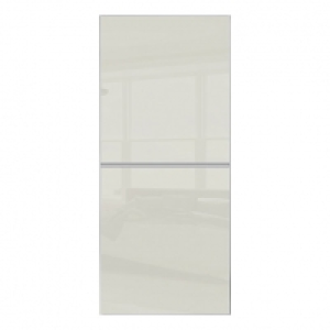 Wickes Minimalist Sliding Wardrobe Door 2 Panel Silver Frame £245.00