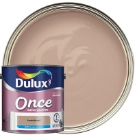 Wickes  Dulux - Cookie Dough - Once Matt Emulsion Paint 2.5L
