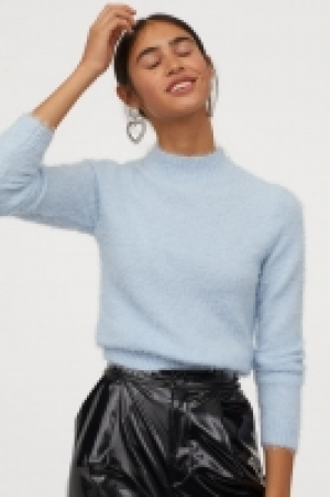  Fluffy turtleneck jumper £10.00