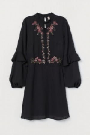 Chiffon dress with embroidery £11.00
