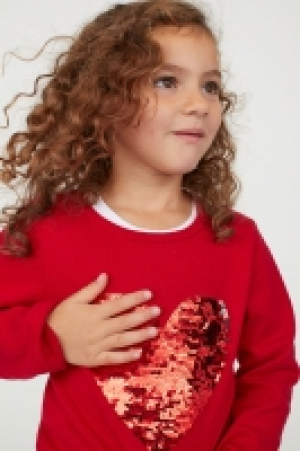  Sequin-motif jumper £5.00