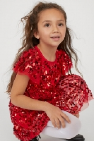 Empire-line sequined dress £12.00