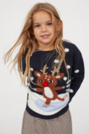 Knitted appliquéd jumper £9.00