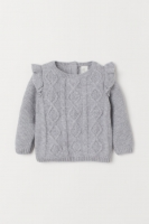  Cable-knit jumper £5.00