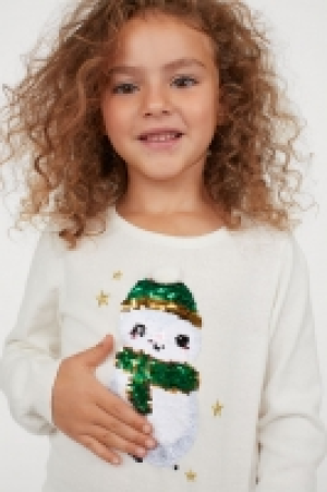  Sequin-motif jumper £6.00