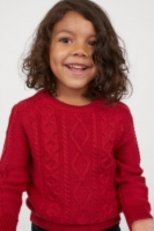  Cable-knit jumper £6.00