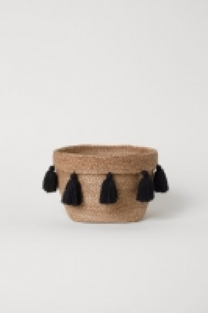  Storage basket with pompoms £8.00