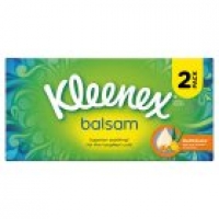 Waitrose  Kleenex Balsam Tissues, twin pack