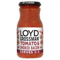Tesco  Loyd Grossman Smoky Bacon Pasta Sauce 350G