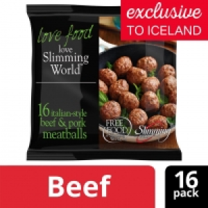 Slimming World Free Food 16 Italian Style Beef & Pork Meatba £3.00